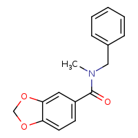 N-benzyl-N-methyl-2H-1,3-benzodioxole-5-carboxamide