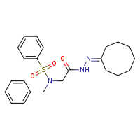 N-benzyl-N-[(N'-cyclooctylidenehydrazinecarbonyl)methyl]benzenesulfonamide