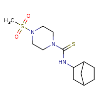 N-{bicyclo[2.2.1]heptan-2-yl}-4-methanesulfonylpiperazine-1-carbothioamide
