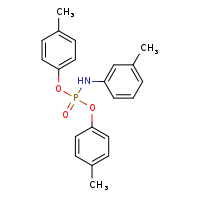 N-[bis(4-methylphenoxy)phosphoryl]-3-methylaniline