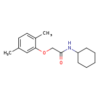 N-cyclohexyl-2-(2,5-dimethylphenoxy)acetamide