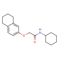 N-cyclohexyl-2-(5,6,7,8-tetrahydronaphthalen-2-yloxy)acetamide