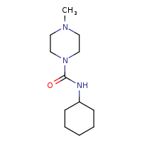 N-cyclohexyl-4-methylpiperazine-1-carboxamide