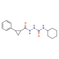 N-[(cyclohexylcarbamoyl)amino]-2-phenylcyclopropane-1-carboxamide