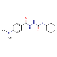 N-[(cyclohexylcarbamoyl)amino]-4-(dimethylamino)benzamide
