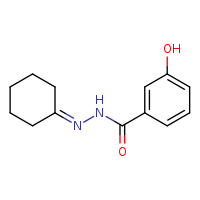 N'-cyclohexylidene-3-hydroxybenzohydrazide