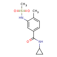 N-cyclopropyl-3-methanesulfonamido-4-methylbenzamide