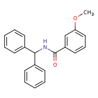 N-(diphenylmethyl)-3-methoxybenzamide