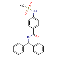 N-(diphenylmethyl)-4-methanesulfonamidobenzamide