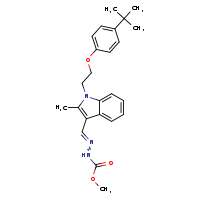 N'-[(E)-{1-[2-(4-tert-butylphenoxy)ethyl]-2-methylindol-3-yl}methylidene]methoxycarbohydrazide