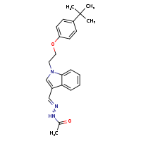N'-[(E)-{1-[2-(4-tert-butylphenoxy)ethyl]indol-3-yl}methylidene]acetohydrazide