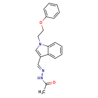 N'-[(E)-[1-(2-phenoxyethyl)indol-3-yl]methylidene]acetohydrazide