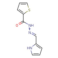 N'-[(E)-1H-pyrrol-2-ylmethylidene]thiophene-2-carbohydrazide