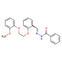 N'-[(E)-{2-[2-(2-methoxyphenoxy)ethoxy]phenyl}methylidene]benzohydrazide