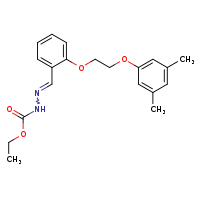 N'-[(E)-{2-[2-(3,5-dimethylphenoxy)ethoxy]phenyl}methylidene]ethoxycarbohydrazide