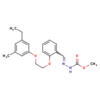 N'-[(E)-{2-[2-(3-ethyl-5-methylphenoxy)ethoxy]phenyl}methylidene]methoxycarbohydrazide