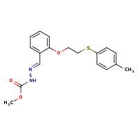 N'-[(E)-(2-{2-[(4-methylphenyl)sulfanyl]ethoxy}phenyl)methylidene]methoxycarbohydrazide