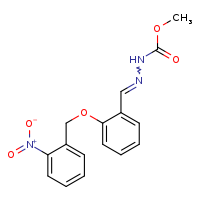 N'-[(E)-{2-[(2-nitrophenyl)methoxy]phenyl}methylidene]methoxycarbohydrazide