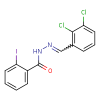 N'-[(E)-(2,3-dichlorophenyl)methylidene]-2-iodobenzohydrazide