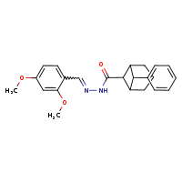 N'-[(E)-(2,4-dimethoxyphenyl)methylidene]-7-phenylbicyclo[3.1.1]heptane-6-carbohydrazide
