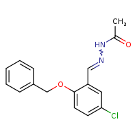 N'-[(E)-[2-(benzyloxy)-5-chlorophenyl]methylidene]acetohydrazide