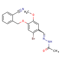 N'-[(E)-{2-bromo-4-[(2-cyanophenyl)methoxy]-5-methoxyphenyl}methylidene]acetohydrazide
