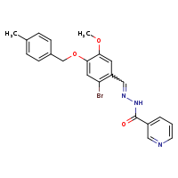 N'-[(E)-{2-bromo-5-methoxy-4-[(4-methylphenyl)methoxy]phenyl}methylidene]pyridine-3-carbohydrazide