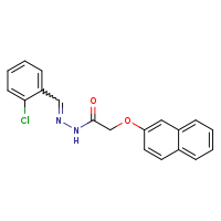 N'-[(E)-(2-chlorophenyl)methylidene]-2-(naphthalen-2-yloxy)acetohydrazide