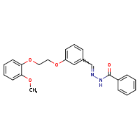 N'-[(E)-{3-[2-(2-methoxyphenoxy)ethoxy]phenyl}methylidene]benzohydrazide