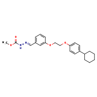 N'-[(E)-{3-[2-(4-cyclohexylphenoxy)ethoxy]phenyl}methylidene]methoxycarbohydrazide