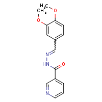 N'-[(E)-(3,4-dimethoxyphenyl)methylidene]pyridine-3-carbohydrazide