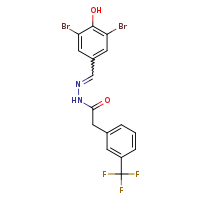 N'-[(E)-(3,5-dibromo-4-hydroxyphenyl)methylidene]-2-[3-(trifluoromethyl)phenyl]acetohydrazide