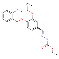 N'-[(E)-{3-ethoxy-4-[(2-methylphenyl)methoxy]phenyl}methylidene]methoxycarbohydrazide