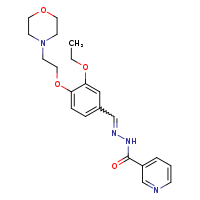 N'-[(E)-{3-ethoxy-4-[2-(morpholin-4-yl)ethoxy]phenyl}methylidene]pyridine-3-carbohydrazide