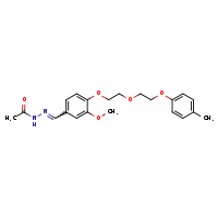 N'-[(E)-(3-methoxy-4-{2-[2-(4-methylphenoxy)ethoxy]ethoxy}phenyl)methylidene]acetohydrazide