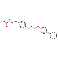 N'-[(E)-{4-[2-(4-cyclohexylphenoxy)ethoxy]phenyl}methylidene]acetohydrazide