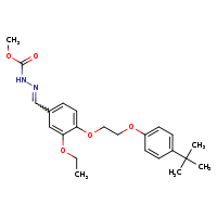 N'-[(E)-{4-[2-(4-tert-butylphenoxy)ethoxy]-3-ethoxyphenyl}methylidene]methoxycarbohydrazide
