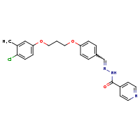 N'-[(E)-{4-[3-(4-chloro-3-methylphenoxy)propoxy]phenyl}methylidene]pyridine-4-carbohydrazide