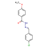 N'-[(E)-(4-chlorophenyl)methylidene]-4-methoxybenzohydrazide