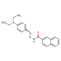 N'-[(E)-[4-(diethylamino)phenyl]methylidene]naphthalene-2-carbohydrazide