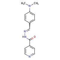 N'-[(E)-[4-(dimethylamino)phenyl]methylidene]pyridine-4-carbohydrazide