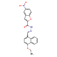 N'-[(E)-(4-ethoxynaphthalen-1-yl)methylidene]-5-nitro-1-benzofuran-2-carbohydrazide