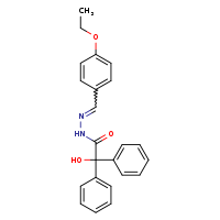 N'-[(E)-(4-ethoxyphenyl)methylidene]-2-hydroxy-2,2-diphenylacetohydrazide