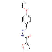 N'-[(E)-(4-ethoxyphenyl)methylidene]furan-2-carbohydrazide