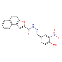 N'-[(E)-(4-hydroxy-3-nitrophenyl)methylidene]naphtho[2,1-b]furan-2-carbohydrazide