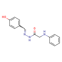 N'-[(E)-(4-hydroxyphenyl)methylidene]-2-(phenylamino)acetohydrazide