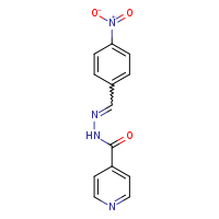 N'-[(E)-(4-nitrophenyl)methylidene]pyridine-4-carbohydrazide