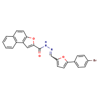 N'-[(E)-[5-(4-bromophenyl)furan-2-yl]methylidene]naphtho[2,1-b]furan-2-carbohydrazide