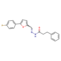 N'-[(E)-[5-(4-fluorophenyl)furan-2-yl]methylidene]-3-phenylpropanehydrazide