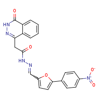 N'-[(E)-[5-(4-nitrophenyl)furan-2-yl]methylidene]-2-(4-oxo-3H-phthalazin-1-yl)acetohydrazide